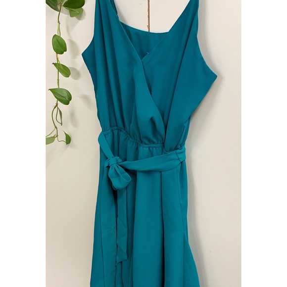 Flirty Teal Dress - Picture 2 of 5